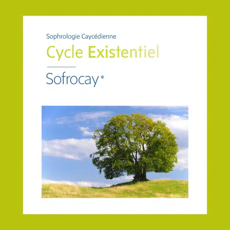 Logo du cycle existentiel de la sophrologie caycédienne, représentant un arbre adulte symbolisant la pleine croissance et l'épanouissement personne